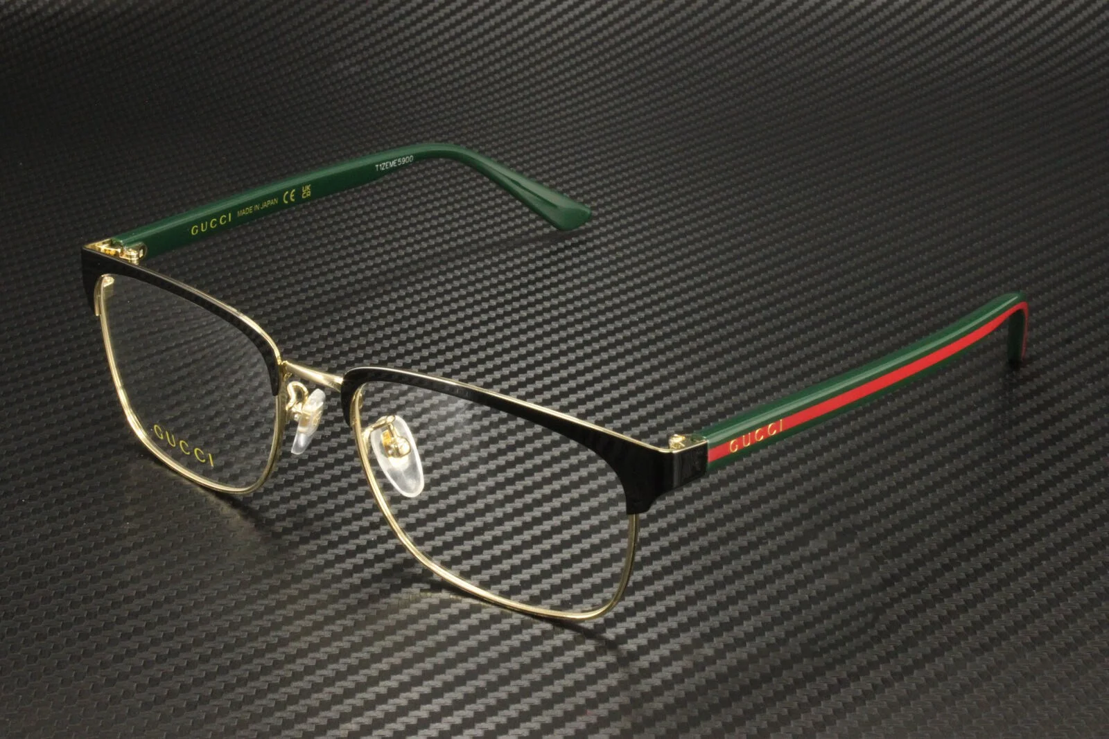 GUCCI GG0934OA 001 Black Rectangle Men