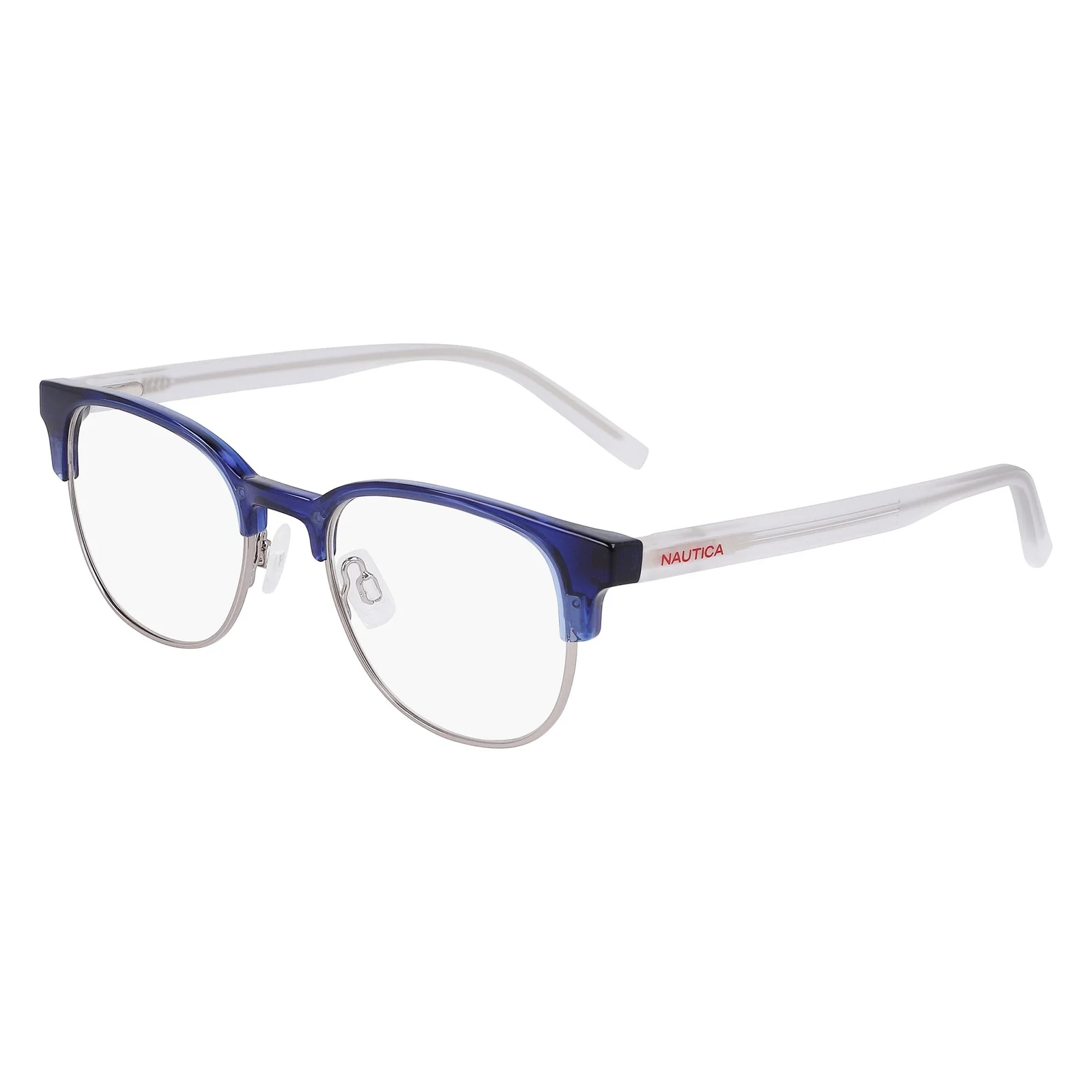 Lacoste Eyeglasses Frames L2828 218 Havana Silver Round Full Rim 50-19-145 3