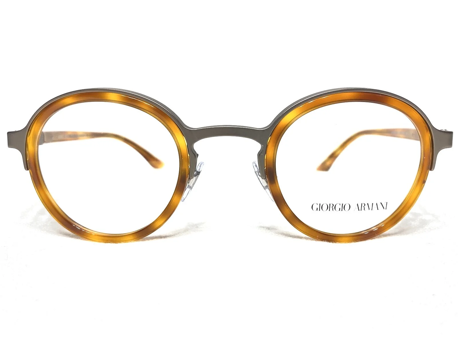 NEW Giorgio Armani AR5050 3006 Mens Light Havana Round Eyeglasses Frames 46/25