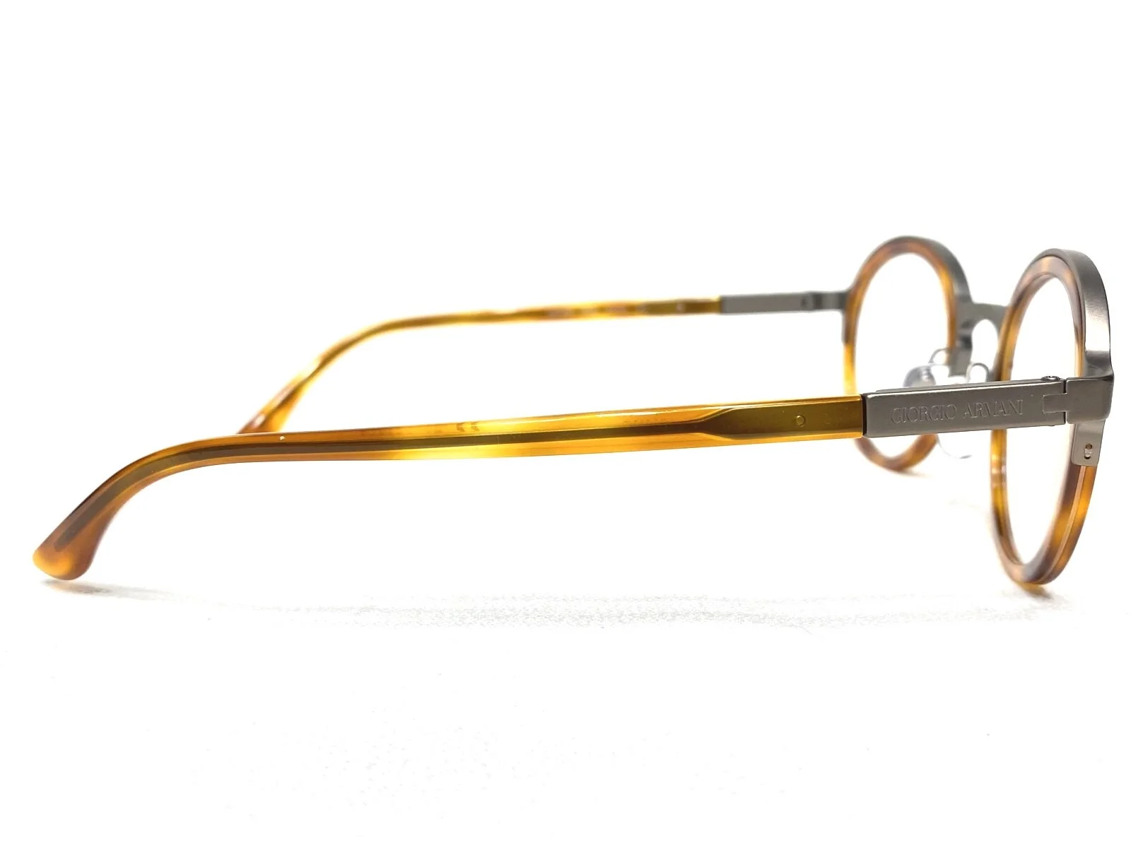 NEW Giorgio Armani AR5050 3006 Mens Light Havana Round Eyeglasses Frames 46/25 3