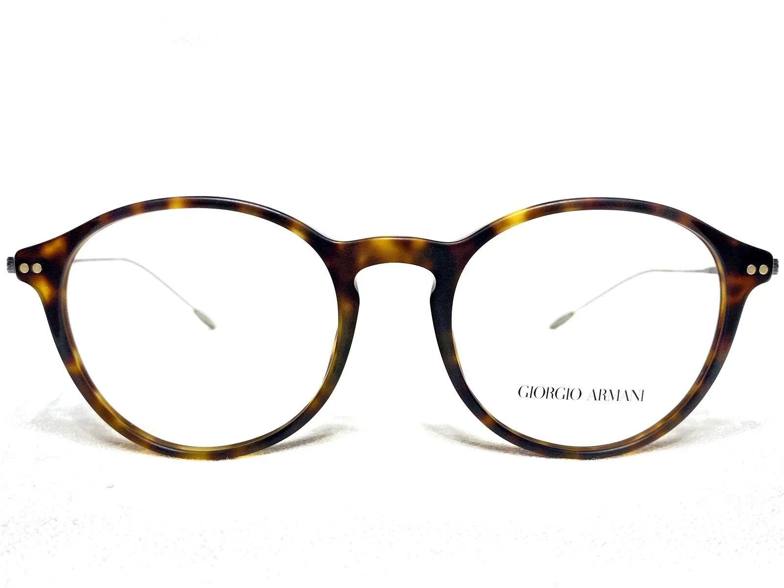 NEW Giorgio Armani AR7152 5089 Mens Matte Havana Round Eyeglasses Frames 51/19