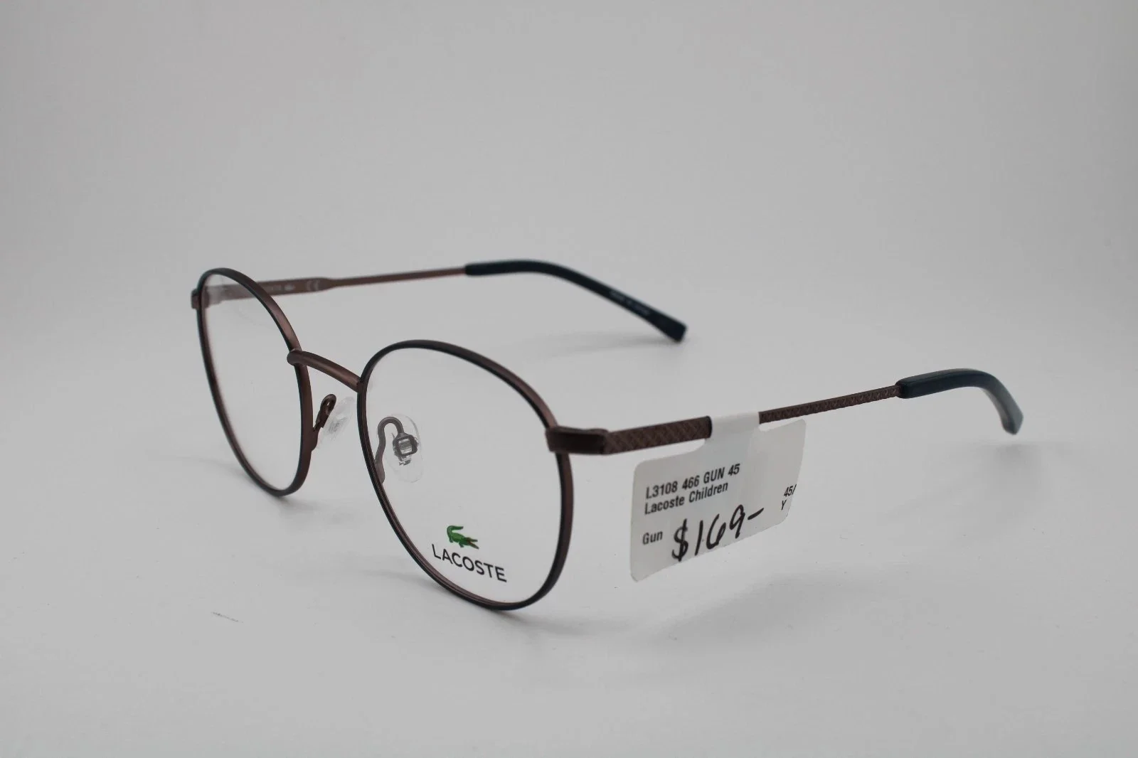 NEW LACOSTE L3108 466 BLUE GRAY AUTHENTIC FRAMES EYEGLASSES 45-18