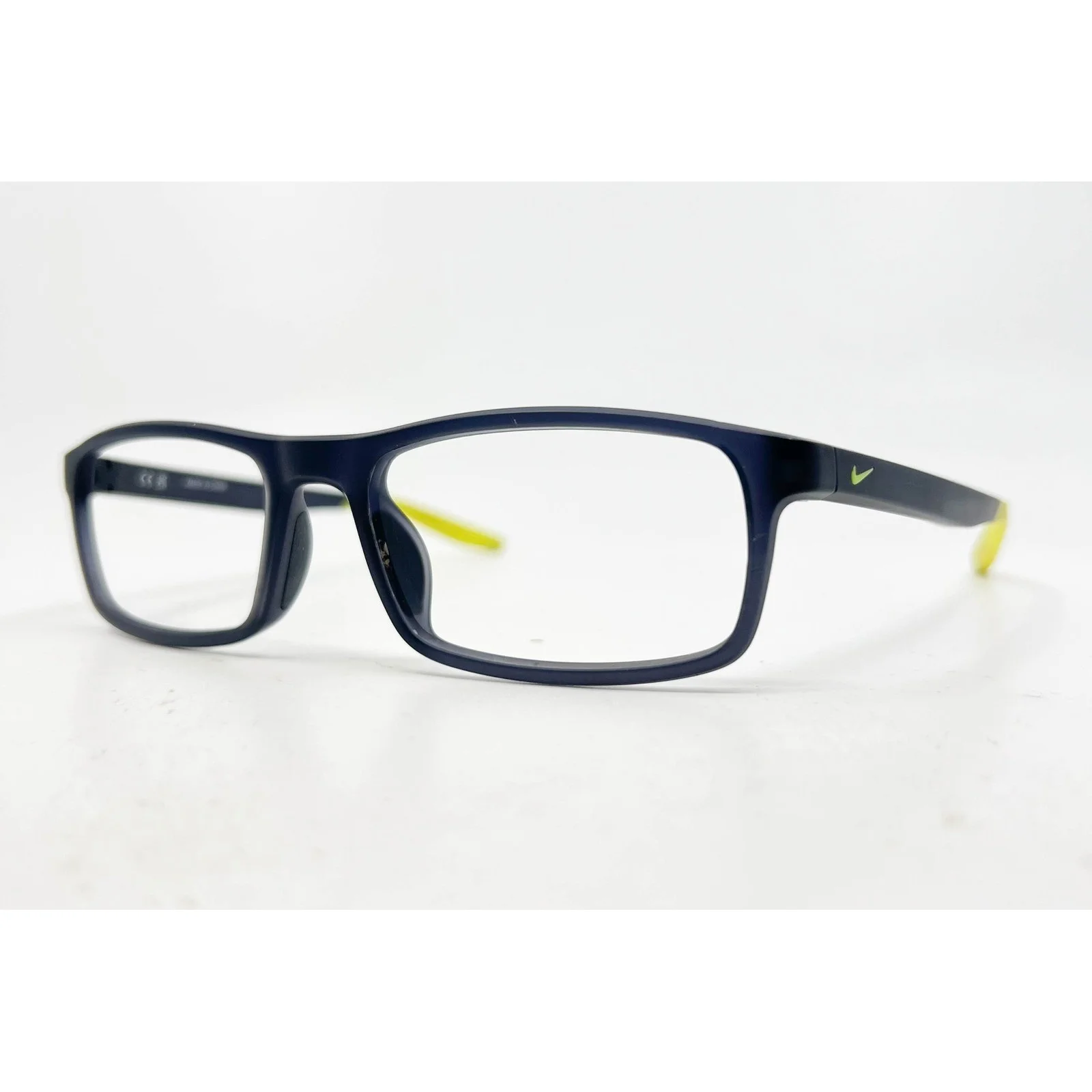 Nike Eyeglasses Frames 8045 002 Matte Black Rectangle Half Rim 57-17-140 4