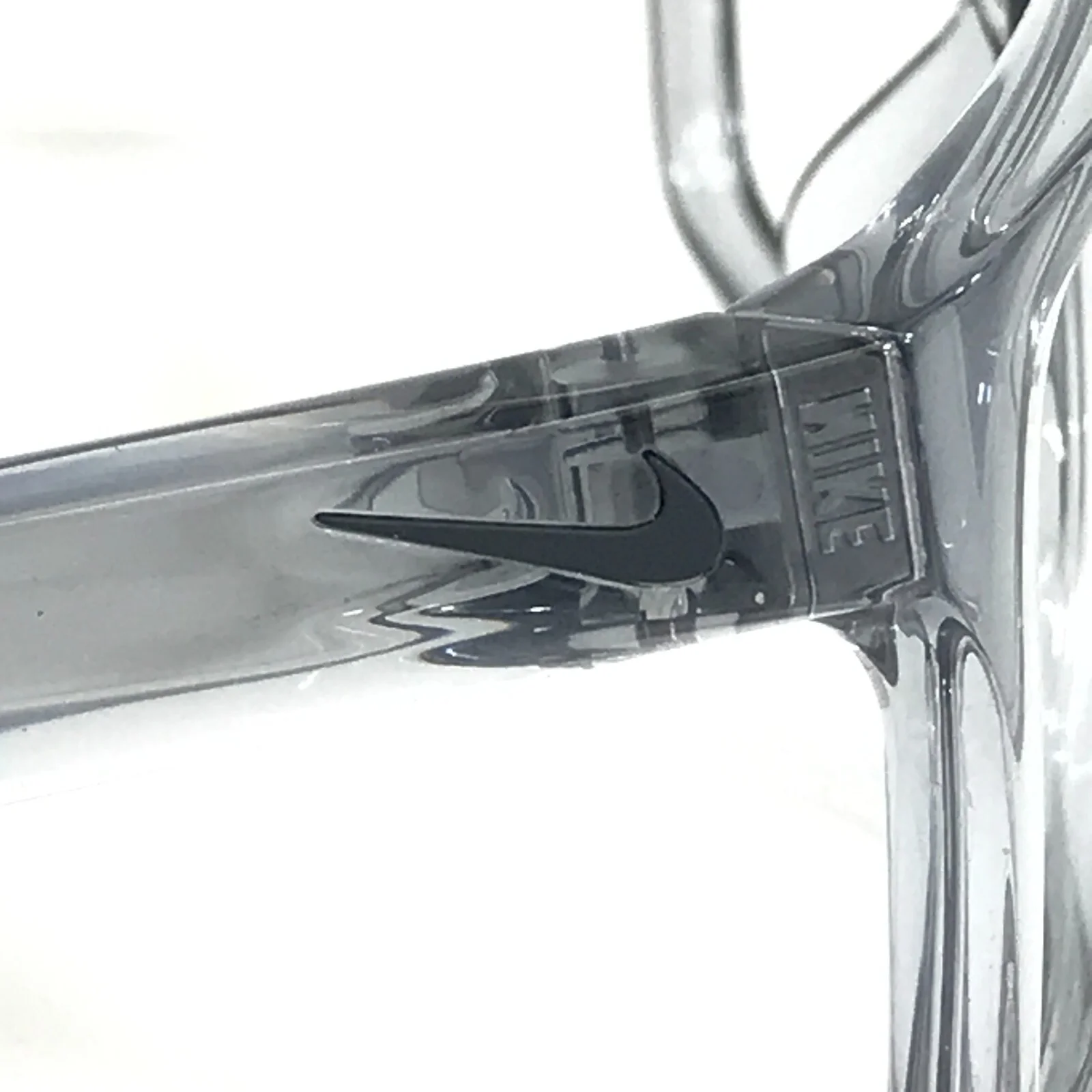 Nike Eyeglasses Frames ESSENTIAL CHASER EV0999 010 Gray Clear Square 59-16-140 4