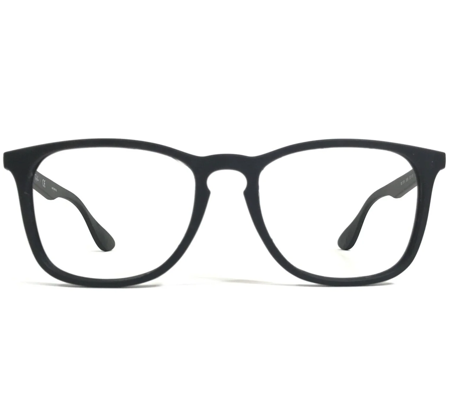 Ray-Ban Eyeglasses Frames RB7074 5364 Matte Black Rubberized Square 52-18-145