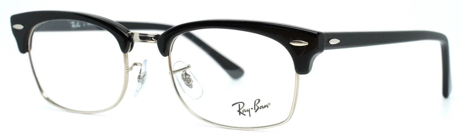RAY BAN RB3916-V 2000 Mens Black Square Clubmaster Eyeglasses 52-21-145 B:38