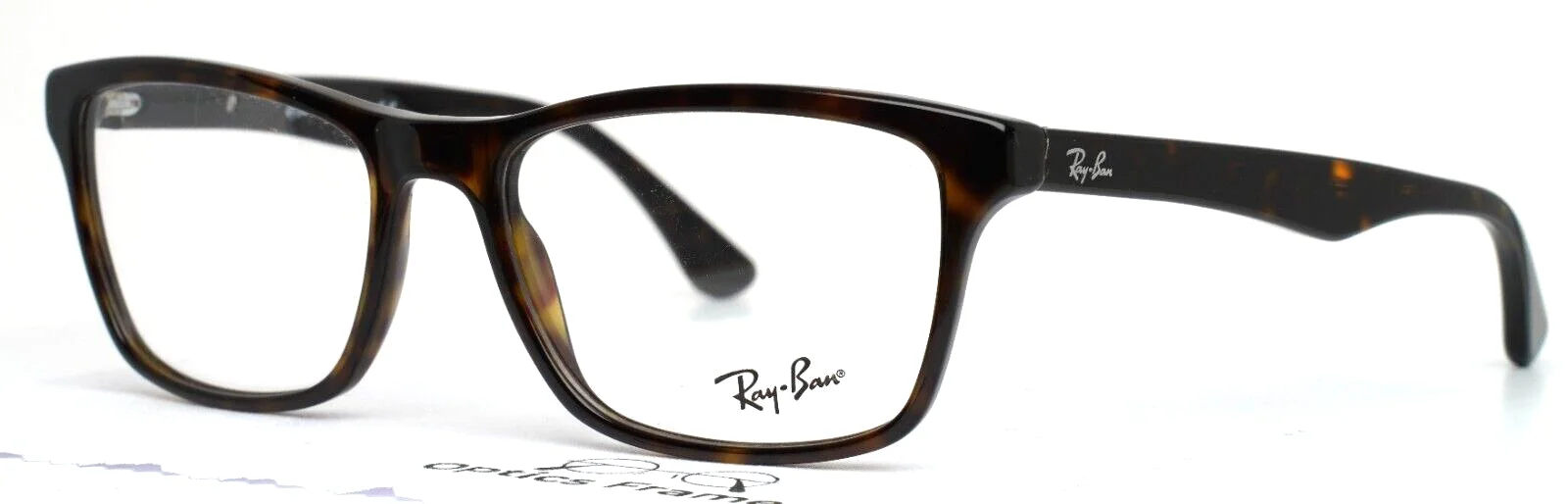 RAY BAN RB5279F 2012 Dark Havana Mens Rectangle Eyeglasses 55-18-145 B:38