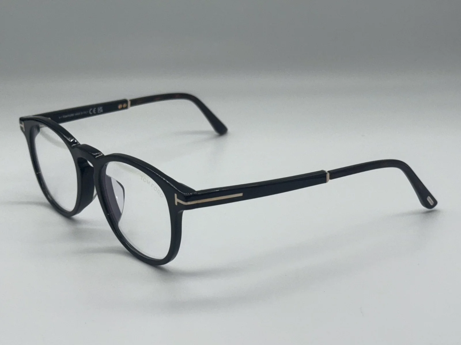 TOM FORD Eyeglasses TF6037-001-49 Size 49/22/round BRAND NEW W CASE 3