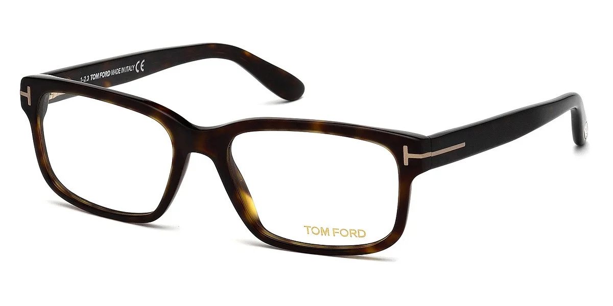 Tom Ford FT5295 002 Matte Black Rectangle Eyeglasses Frames 56mm 17mm 145mm 4