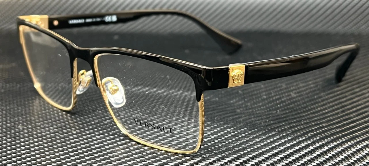VERSACE VE1285 1443 Black Gold Men